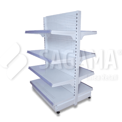 Góndola metálica para ferretería en Lima, Perú