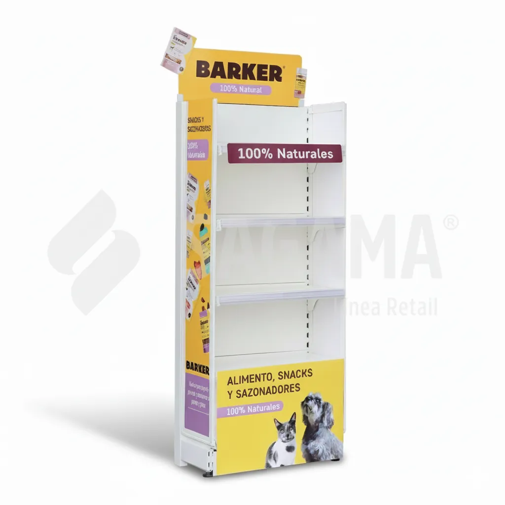 Góndola para petshop