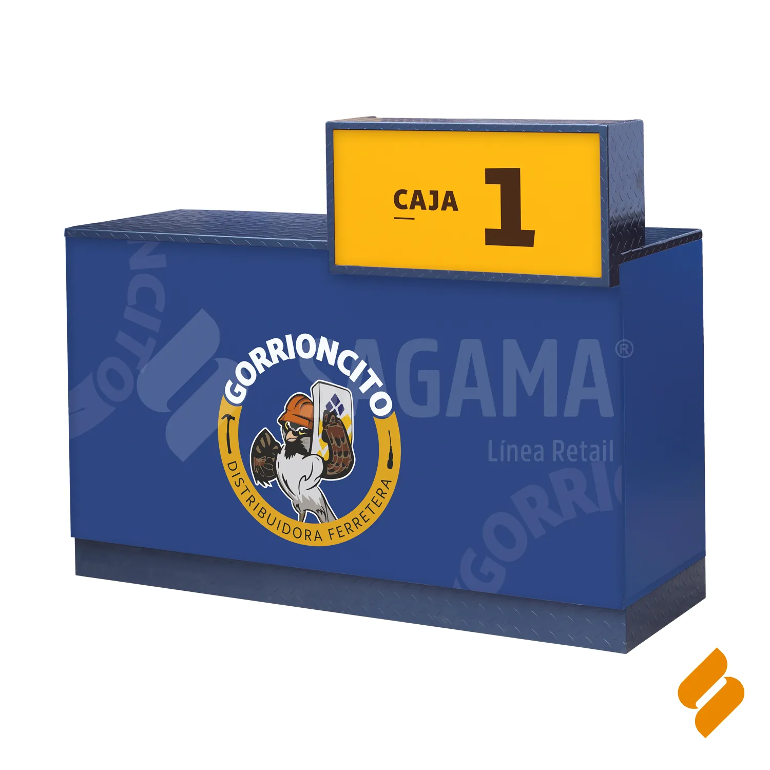 Mueble de caja de cobro para ferreter&iacute;a