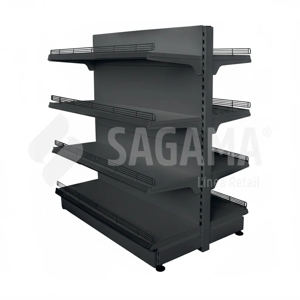 G&oacute;ndola met&aacute;lica premium para licorer&iacute;a